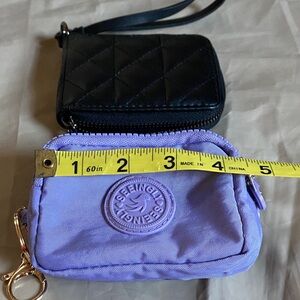 Black Quilted and Purple Mini Crossbody Bags